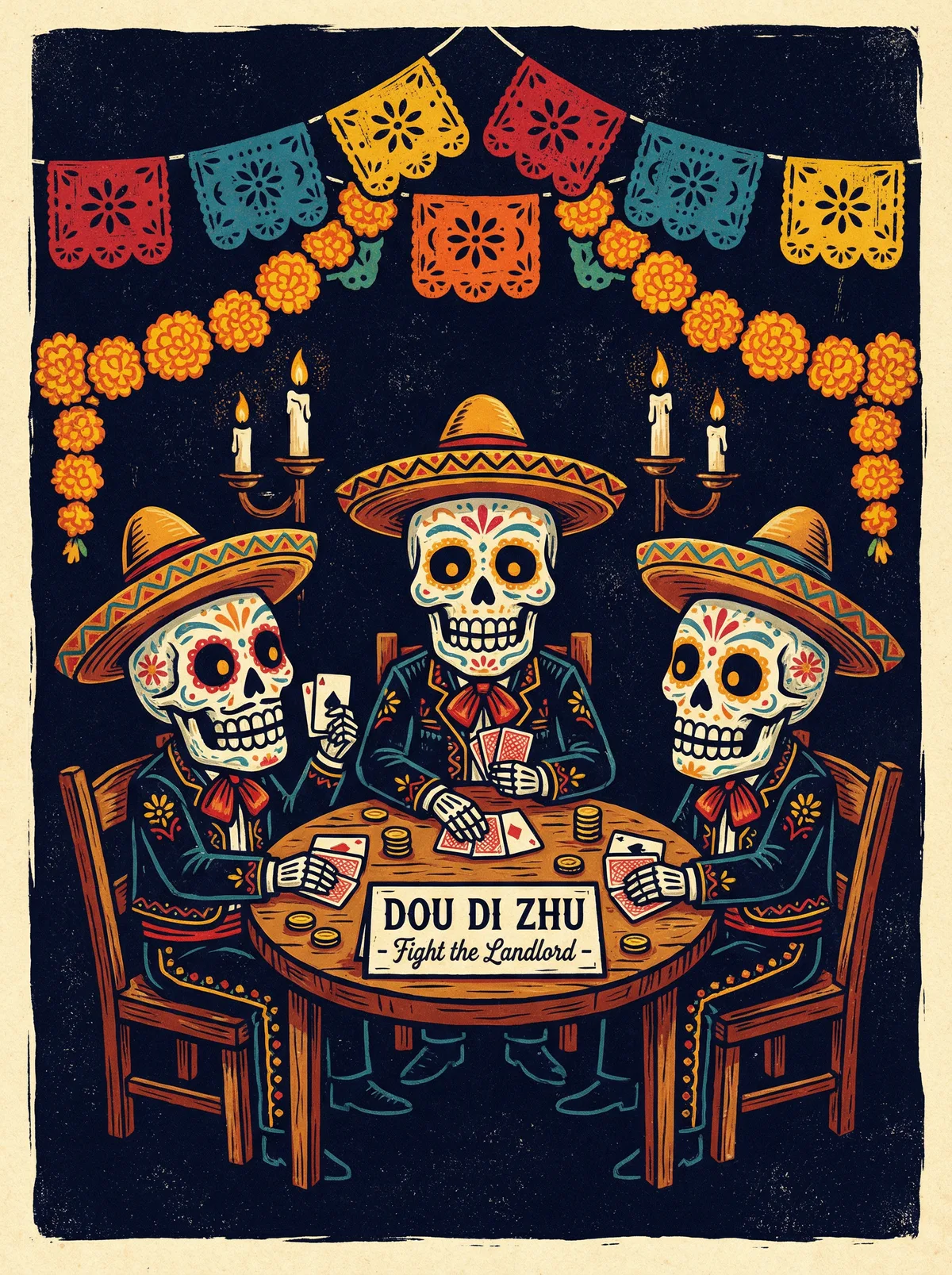 开元棋牌灵魂斗地主游戏主视觉